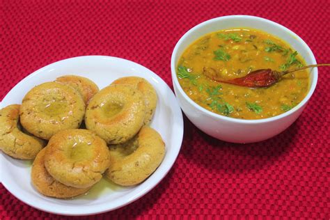 Dal Bati In Kadhai Rajasthani Dal Bati Easy Recipe Gujarati Rasoi