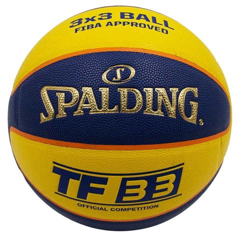 Pelota De Basquet Spalding N6 Tf 33 Gold Official Game Ball