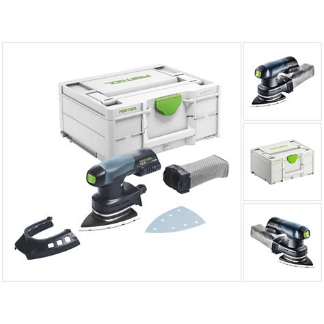 Festool Festool Dtsc 400 Basic Ponceuse Delta Hybride Sans Fil 100 X 150 Mm 18v Sans Balai