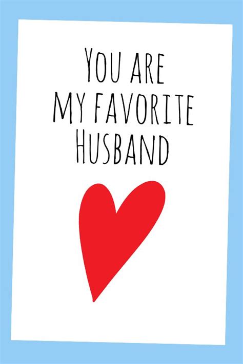 Birthday Card For Husband Digital Printable Card Husband Birthday