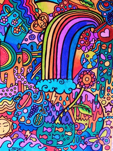 Post a comment for colorful artwork easy stoner trippy drawings. Pin by Artsy Shit on Artsy/Doodles/Journal/Letters ...
