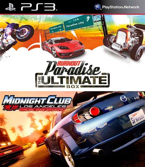 Burnout Paradise Ultimate Edition Midnight Club Los Angeles Complete
