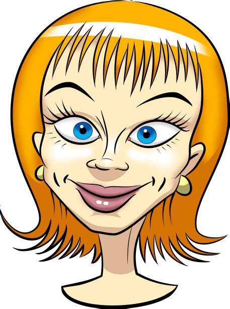 Drawing Of Blonde Hair Blue Eyed Woman Illustrations Royalty Free