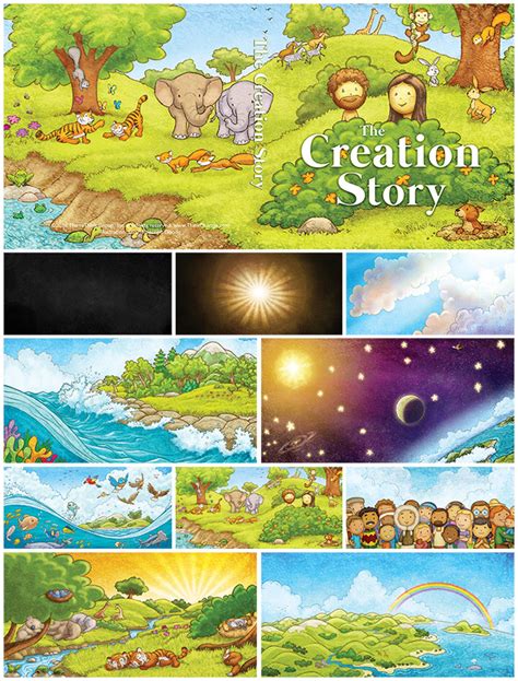 The Creation Story Book By Eikonik On Deviantart Creation Story Bible Creation Story