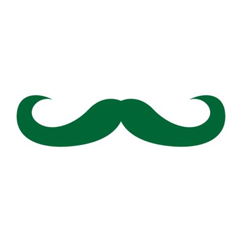 Green St Patrick Mustache Transparent Png And Svg Vector File