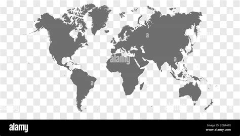 Detaillierte Weltkarte Mit Darstellung Der Länderbestände Stock