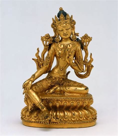 The Green Tara The Female Bodhisattva Tara Is Filled With Compassion