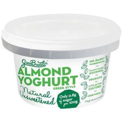 Good Boost Almond Yoghurt Unsweetened Reviews Black Box