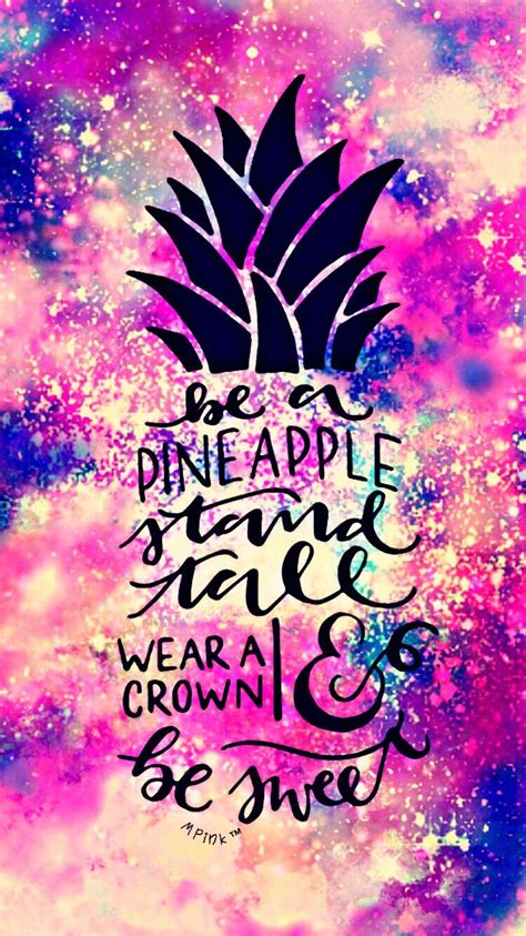 Pineapple Quotes Galaxy Wallpaper Galaxy Wallpaper Sparkle Quotes
