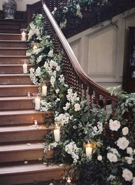 12 Fabulous Wedding Staircase Decoration Ideas How To Decorate A