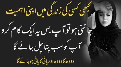 Golden Words In Urdu Precious Urdu Quotes Hindi Quotes About Life YouTube