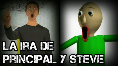 Creepypasta De Baldis Basics Minecraft La Ira De Principal Y Steve