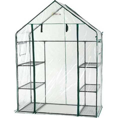 When you grow with vg plants, you'll surely fall in love. Portable Walk In Greenhouse 3 Tier 6 Shelf Lightweight ...