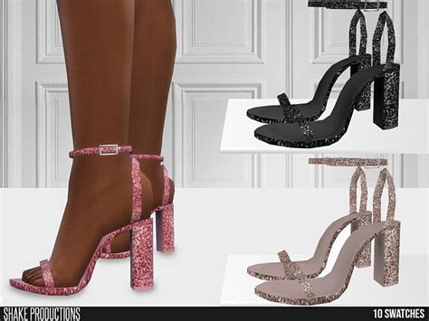 Glitter High Heels 662 By Shakeproductions At Tsr Sims 4 Updates