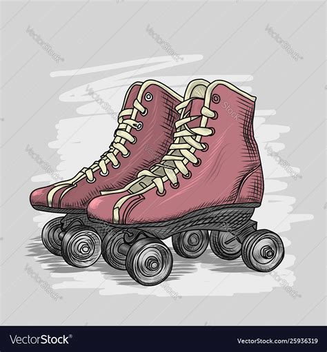 Roller Blades Drawing
