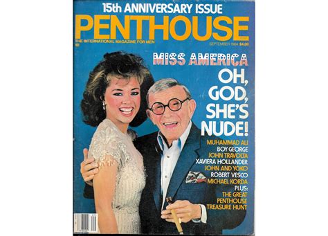 Sept 1984 Penthouse Magazine George Burns Vanessa Williams Etsy
