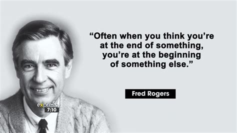 Quote Of The Day Fred Rogers Youtube