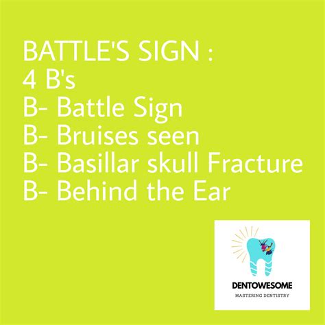 Mnemonic On Battles Sign Dentowesome