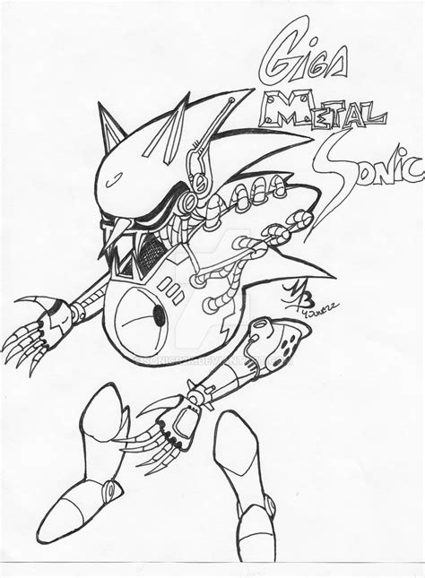 Chaotix Giga Metal Sonic Kai By Sonicr2k On Deviantart