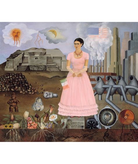 Autoportret Na Pograniczu Meksyku I Stanów Zjednoczonych Kahlo Frida 1932 Reprodukcja