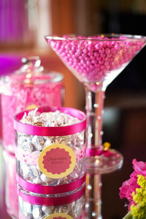 Photo Via Project Wedding Pink Candy Buffet Candy Table Candy Buffet