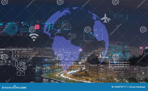 Global Connection And The Internet Network Modernization In Smart City