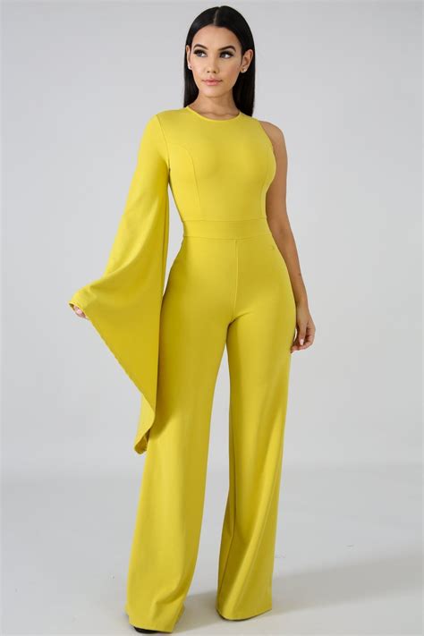 embellished jumpsuit embellished jumpsuit yellow fashion yellow jumpsuit