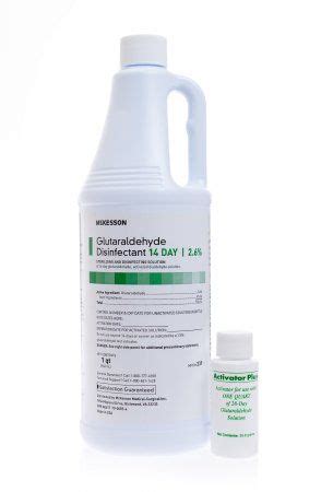 Regimen Glutaraldehyde High Level Disinfectant Activation Requi