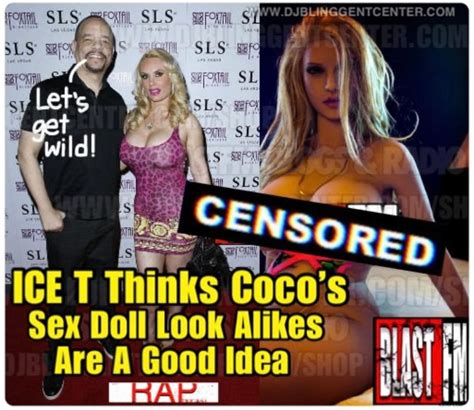 rapper ice t thinks his wife coco sex doll look alikes are a good idea