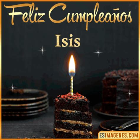 º‿º Feliz Cumpleaños Isis ️ 30 Tarjetas Y 