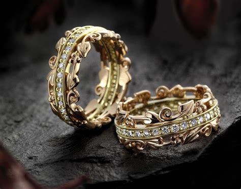Rings with an 18 carat 10% welsh gold and 18 carat 90% fairmined gold content are available. Love this vintage look. So pretty | Royal jewelry, Welsh gold, Wedding rings