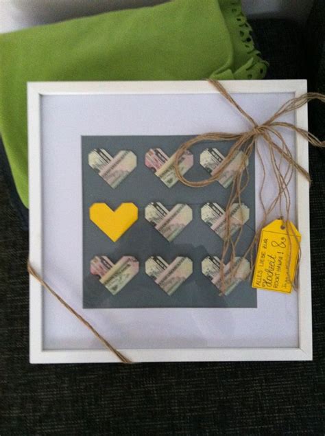 Being a member of your bridal party is a gift in itself. Awesome idea to give money as a gift: Do origami hearts ...