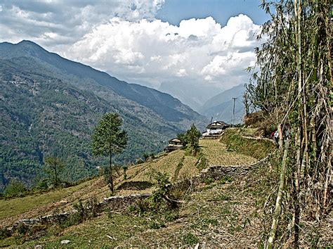 Nepal Mountainside Landscape Photograph By Ruth Hager Fine Art America