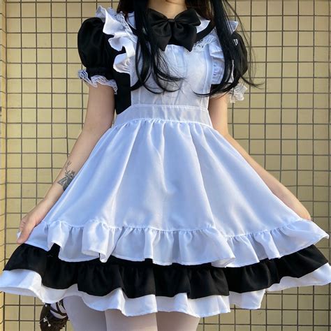 Maid Cosplay Costumes Sweet Japanese Lolita Anime Outfit Kawaii Sexy