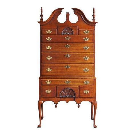 Highboy Tall Chest Of Drawers Chest On Chest Queen Anne Etsy