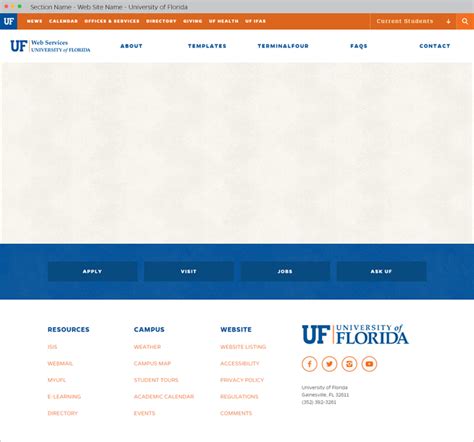 Inner Blank Web Services University Of Florida
