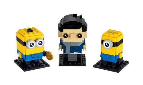 2021 Lego Rise Of Gru Minions Brickheadz 40420 Gru Stuart And Otto