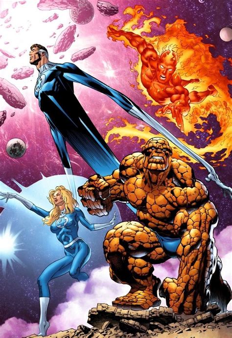 Fantásticas Ilustraciones De Fantastic Four Marvel Fantastic Four