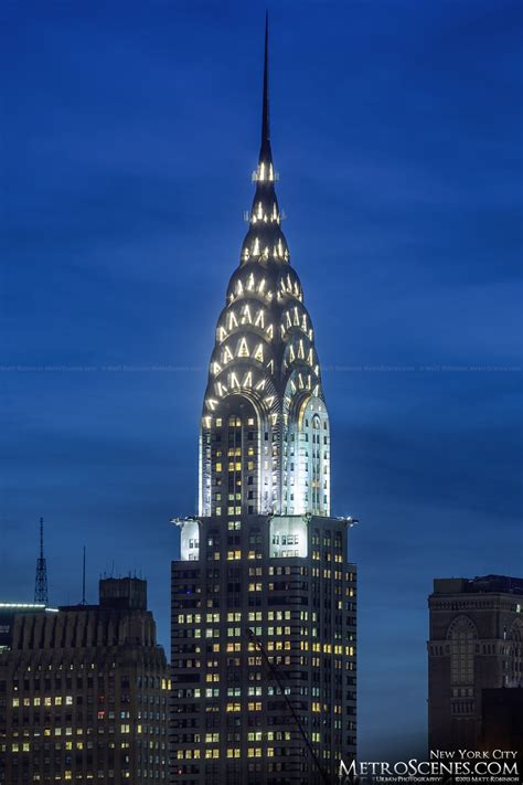The Chrysler Building At Night New York City May