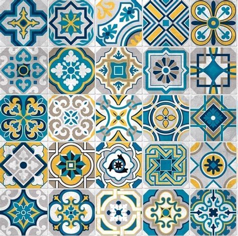 Colorful Tile Decals Pack Of 25