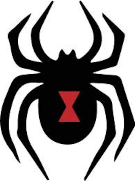 Black Widow Spider Logo Instant Download Etsy