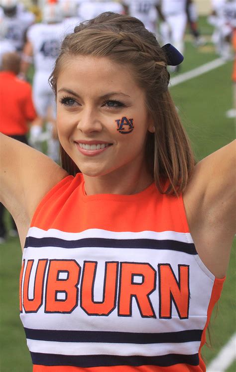 Nfl And College Cheerleaders Photos Gorgeous Auburn Cheerleader