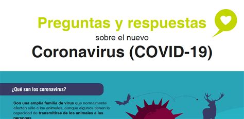 Preguntas Y Respuestas Sobre El Nuevo Coronavirus Covid 19
