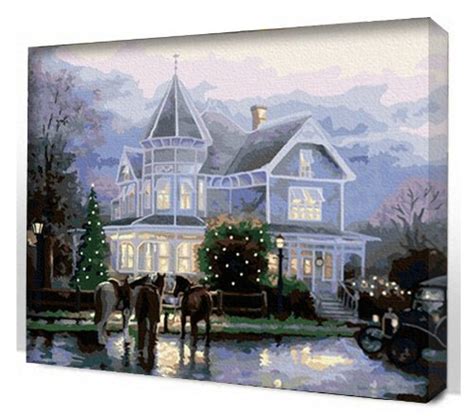 Thomas Kinkade Paint By Number Kits From The Painter Of Light