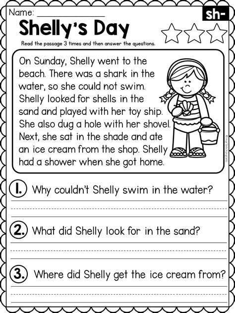 Short Reading Passages For 2nd Grade