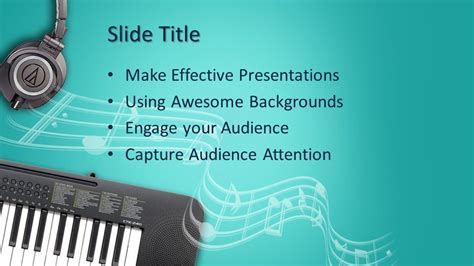Choose from 4 page template designs and customize the logo, header, aside as well as the pmusic player background to your preference. Free Music PowerPoint Template - Free PowerPoint Templates