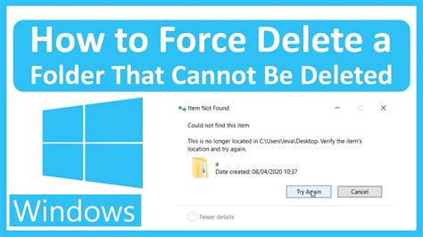 How To Force Delete A File Or Folder On Windows 7108 1 Super Easy