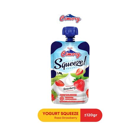 Jual Cimory Squeeze Rasa Strawberry Frozen Mart Frozen Food Palemban