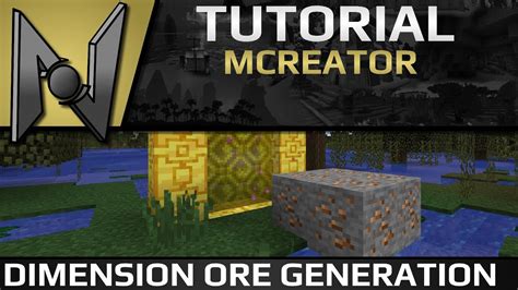 Mcreator Tutorial How To Generate Ore In Dimensions 183 Youtube