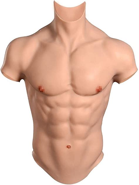 Suaiskr Realistic Silicone Muscle Chest For Cosplay Ubuy India